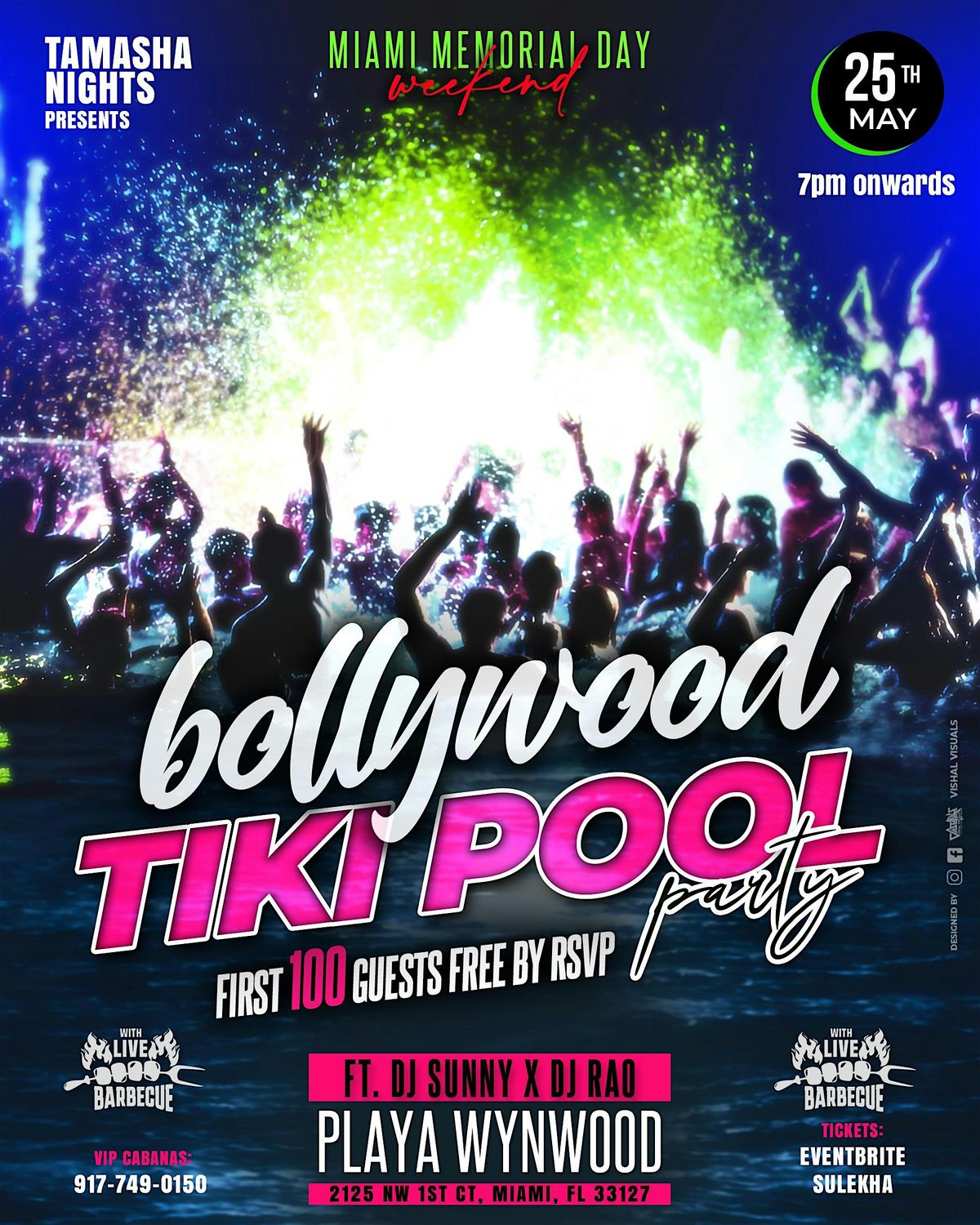 MIAMI TAMASHA NIGHTS | BOLLYWOOD SUNDOWNER | TIKI POOL PARTY @PLAYA WYNWOOD, 25 May | Event in Miami | AllEvents