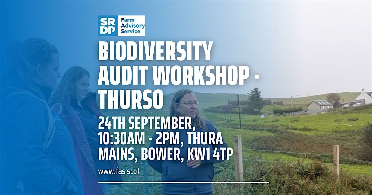 Biodiversity Audit Workshop - Thurso, 24 September | Event in Wick | AllEvents