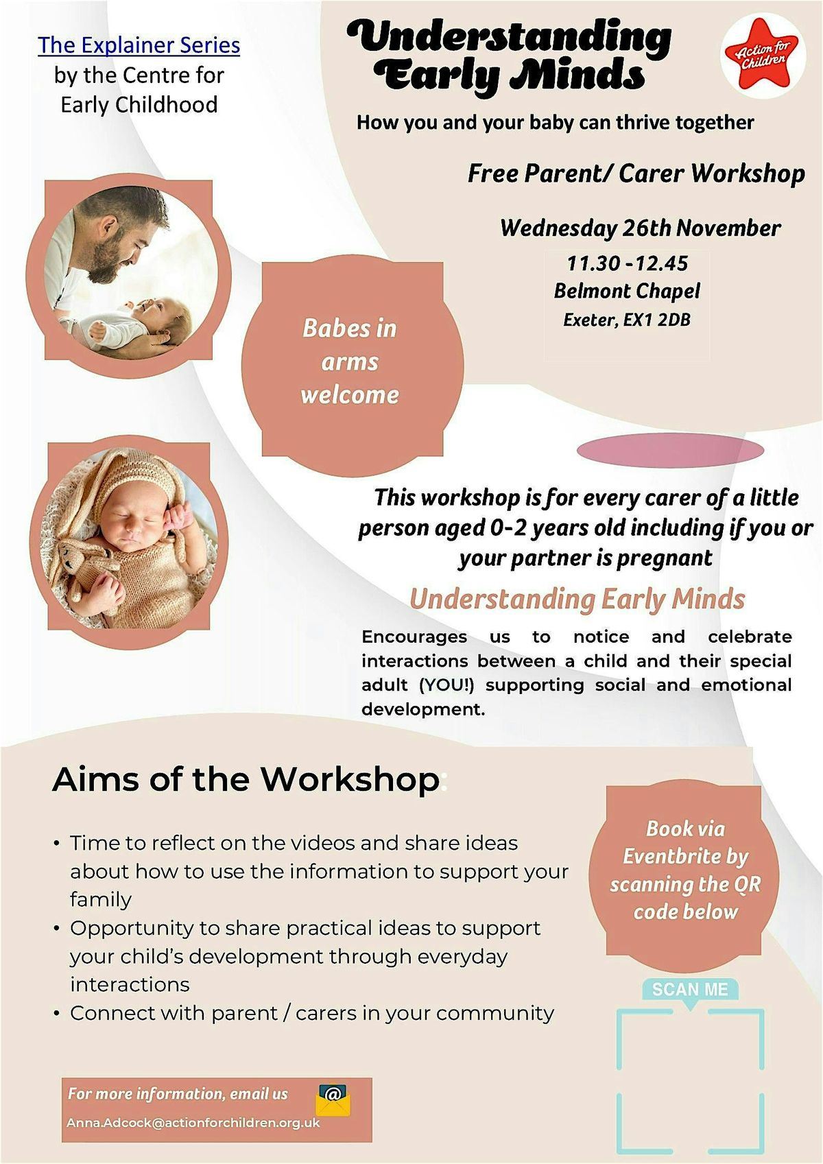Understanding Early Minds - How you and your baby can thrive together, 26 November | Event in Exeter | AllEvents