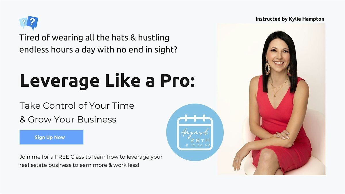 Leverage Like a Pro!, 28 August | Event in Summerville | AllEvents