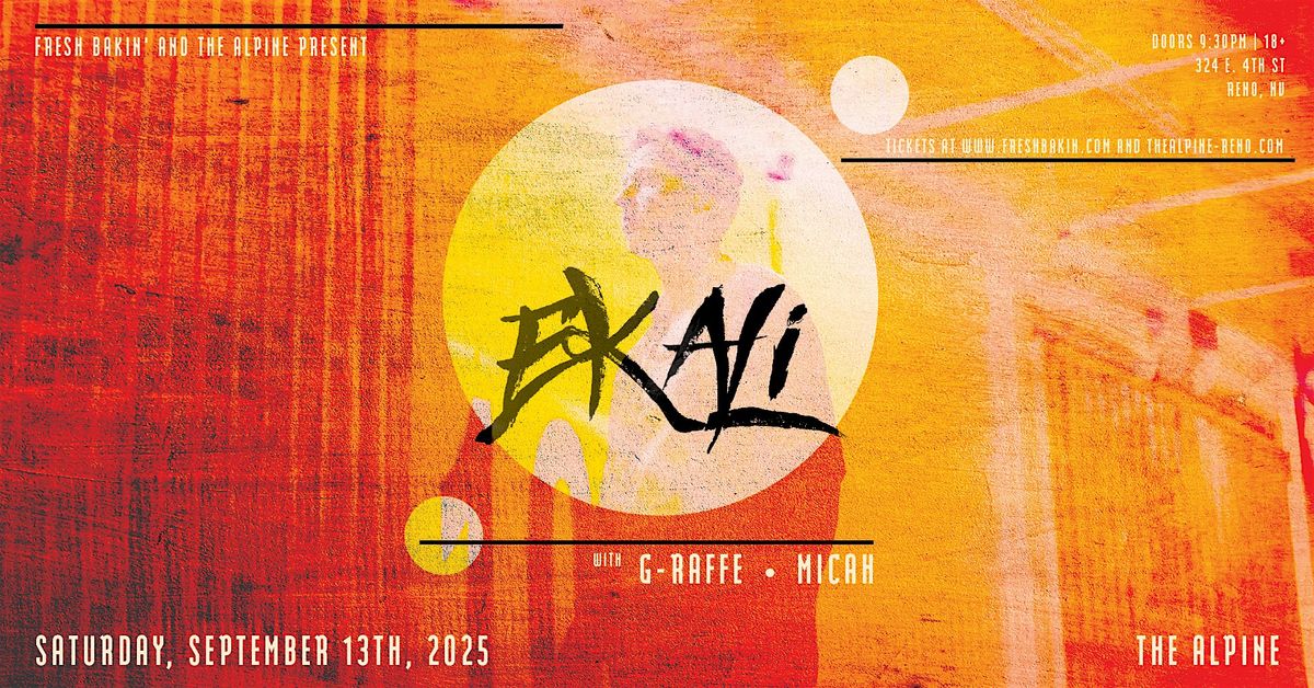 Ekali at The Alpine, 13 September | Event in Reno | AllEvents