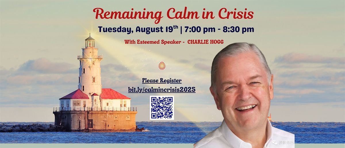 Remaining Calm in Crisis, 19 August | Event in Watertown | AllEvents