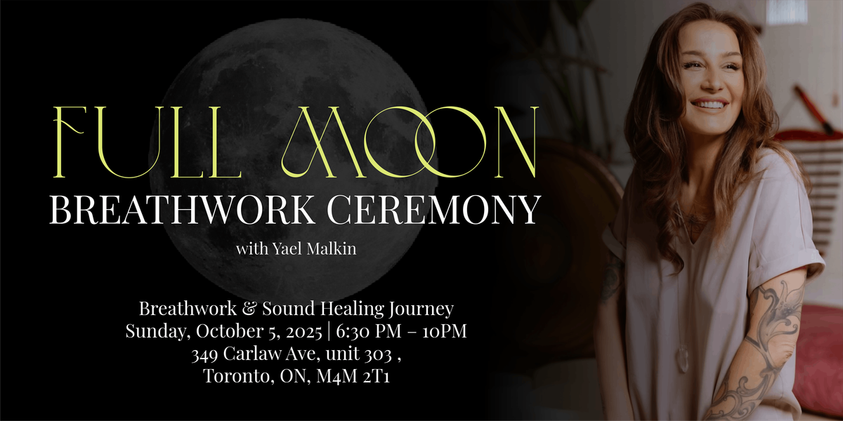 Full Moon Breathwork ✨, 5 October | Event in Toronto | AllEvents