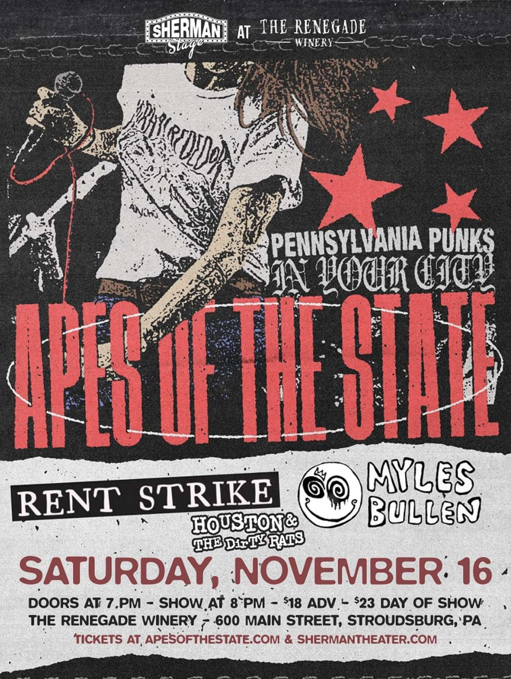 Apes of the State at Hawthorne Theatre, 5 October | Event in Portland | AllEvents
