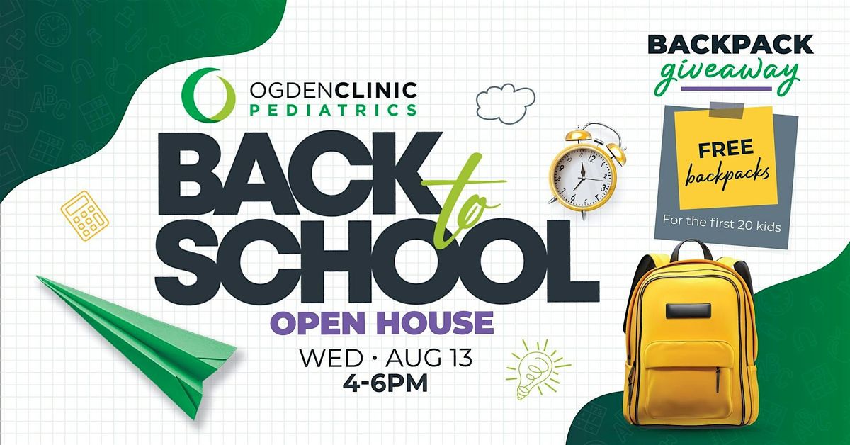 Back to School Open House, 13 August | Event in Ogden | AllEvents