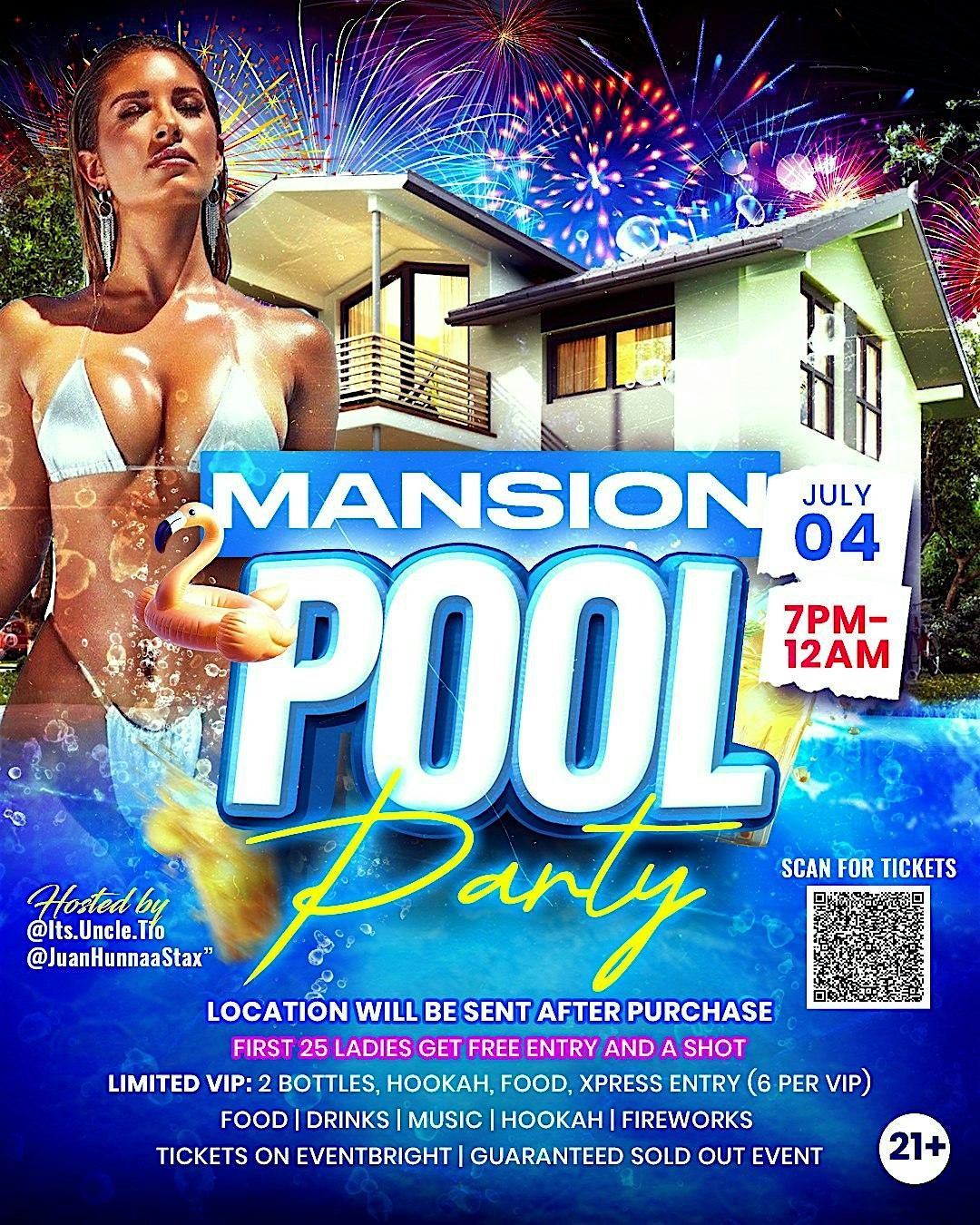 4th of July Mansion Pool Party, 4 July | Event in Lutz | AllEvents