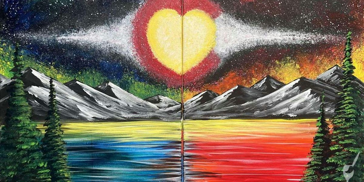 Cosmic Mountain Love - Paint and Sip by Classpop!™, 5 July | Event in Denver | AllEvents