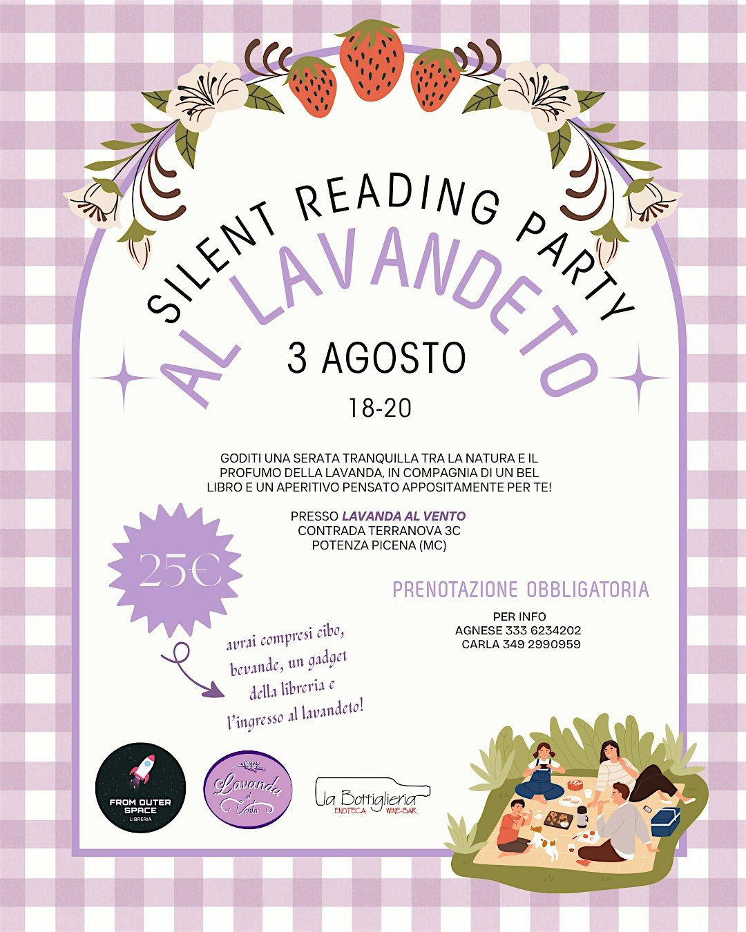 Silent reading party outdoor edition, 3 August | Event in Potenza Picena | AllEvents