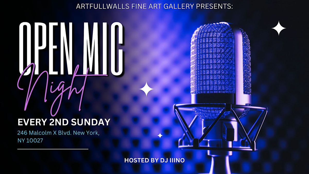 Echoes of Art: Open Mic Night, 10 August | Event in New York | AllEvents