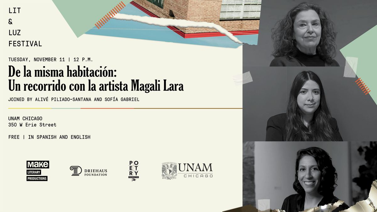 Lit & Luz:De la misma habitación: A Walkthrough with the artist Magali Lara, 11 November | Event in Chicago