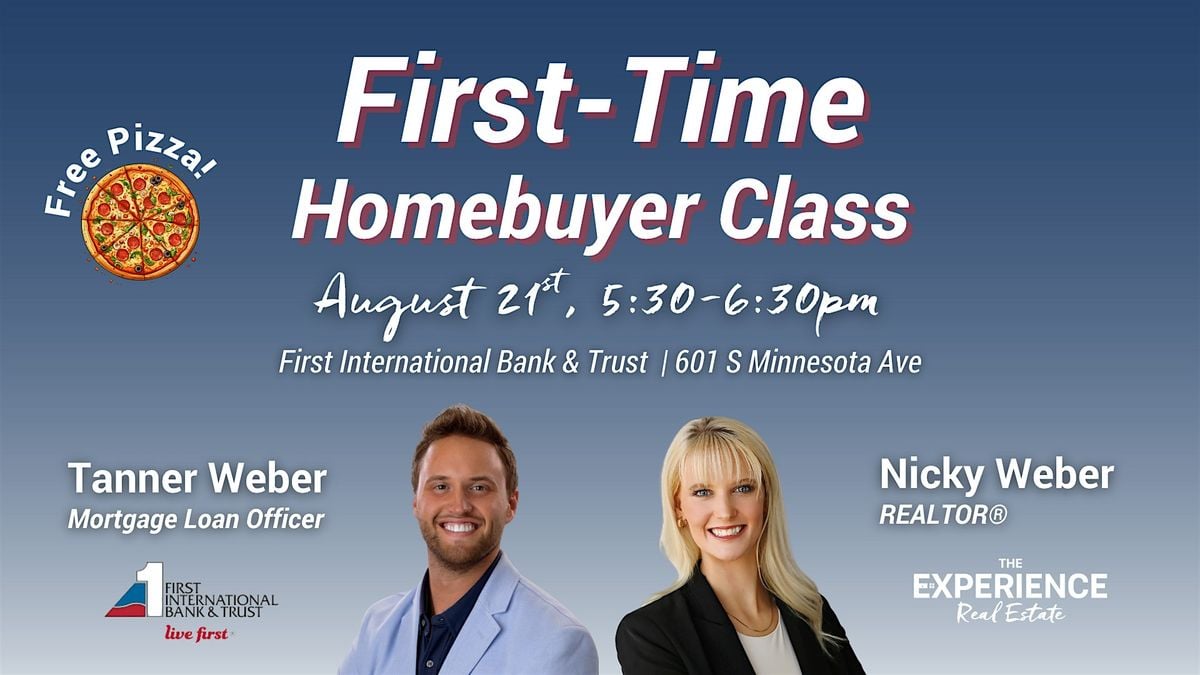 First-Time Homebuyer Class, 21 August | Event in Sioux Falls | AllEvents