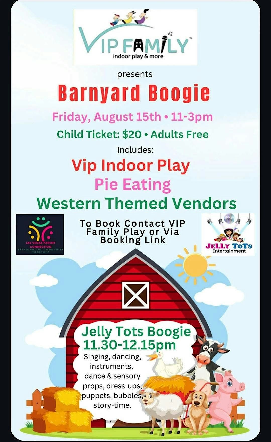 Barnyard Boogie + All DAY PLAY, 15 August | Event in Las Vegas | AllEvents