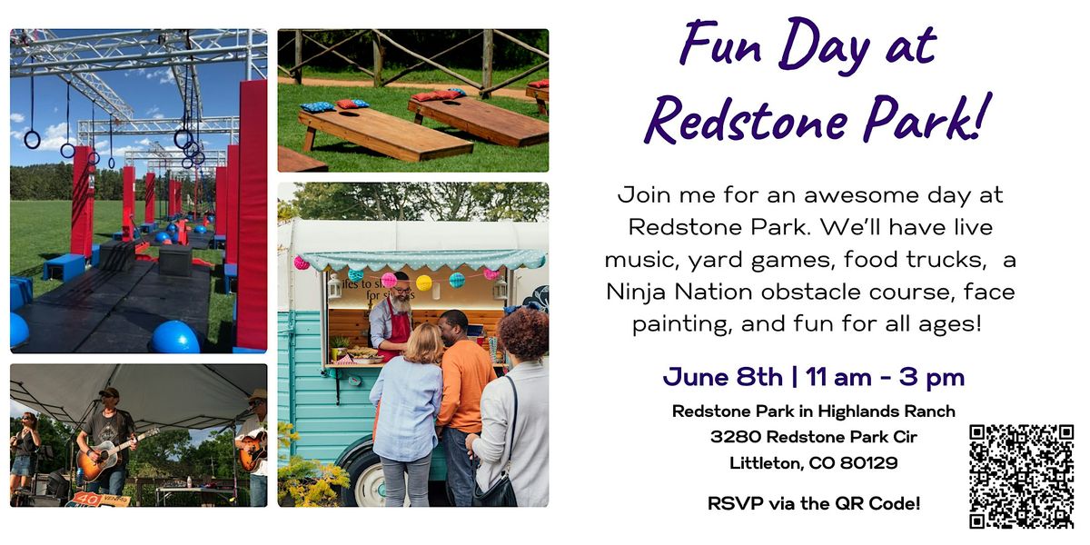 Fun Day at Redstone Park, 8 June | Event in Highlands Ranch | AllEvents