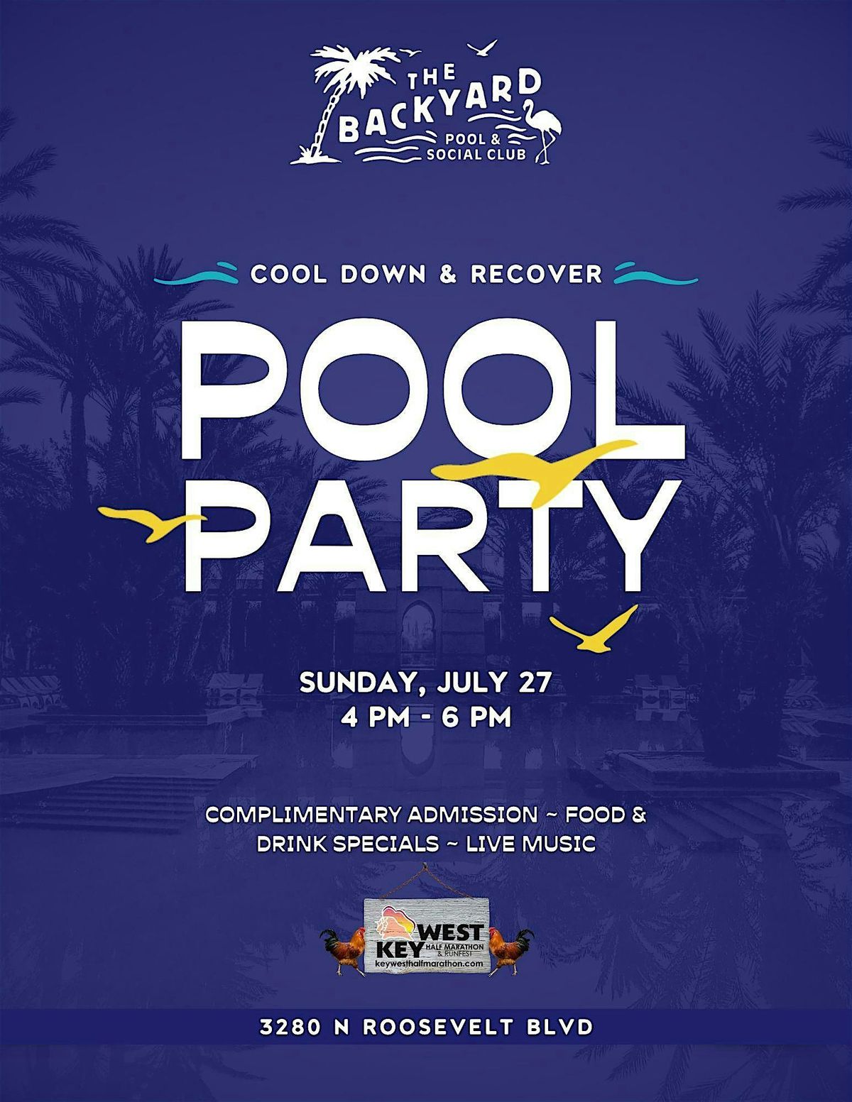 Hemingway 5K Cool Down & Recovery Pool Party, 27 July | Event in Key West | AllEvents