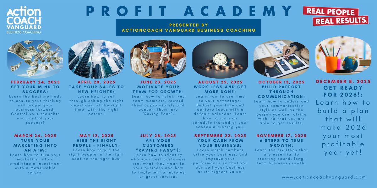 Profit Academy - Work Less and Get More Done, 25 August | Event in Ankeny | AllEvents