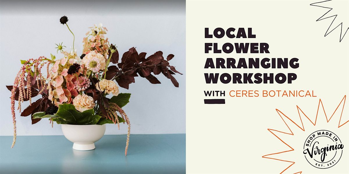 Local Flower Arranging Workshop with Ceres Botanical, 23 August | Event in Richmond | AllEvents