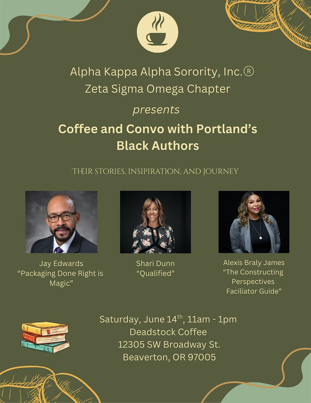 Coffee and Convo with Portland's Black Authors, 14 June | Event in Beaverton | AllEvents