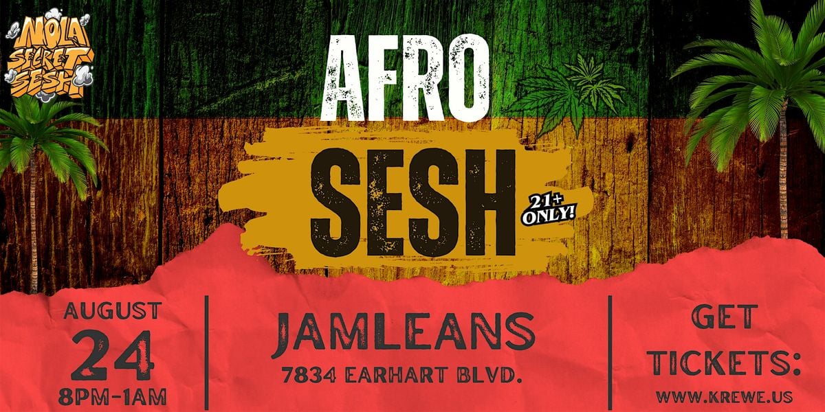 AfroSesh, 24 August | Event in New Orleans | AllEvents