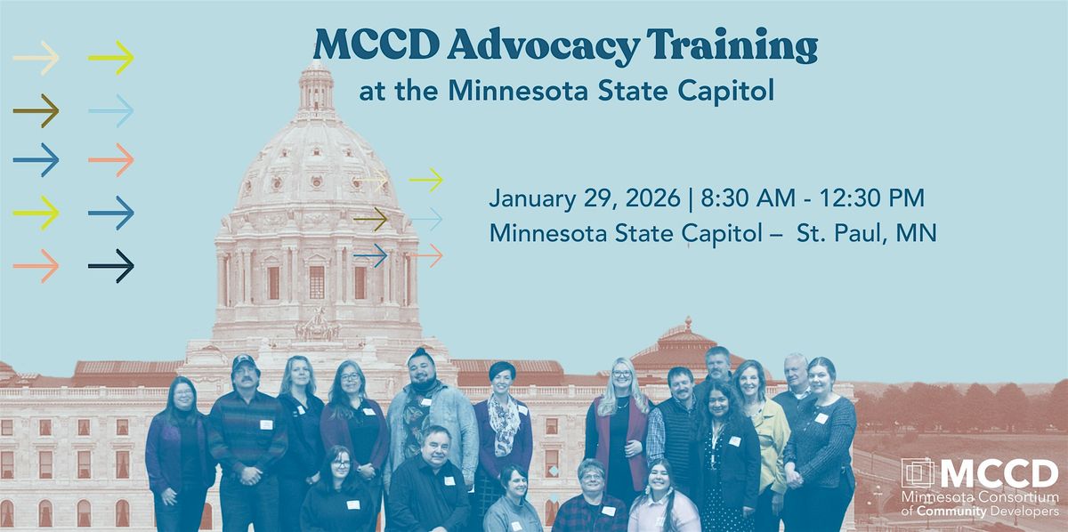 MCCD Advocacy Training - AT THE CAPITOL, 29 January | Event in Saint Paul | AllEvents