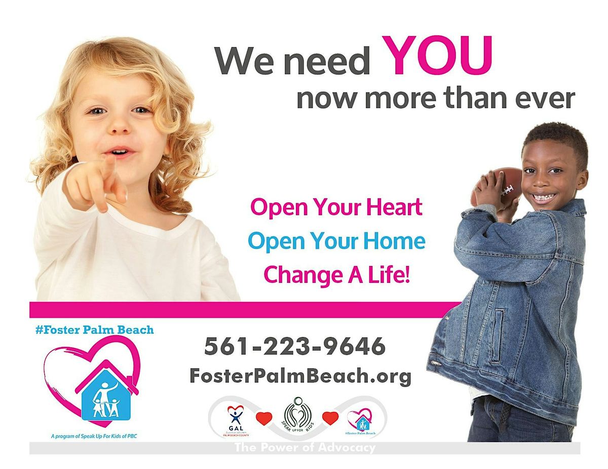Curious about how to become a Foster Parent?-5PM Info Session, 8 July | Event in Greenacres | AllEvents