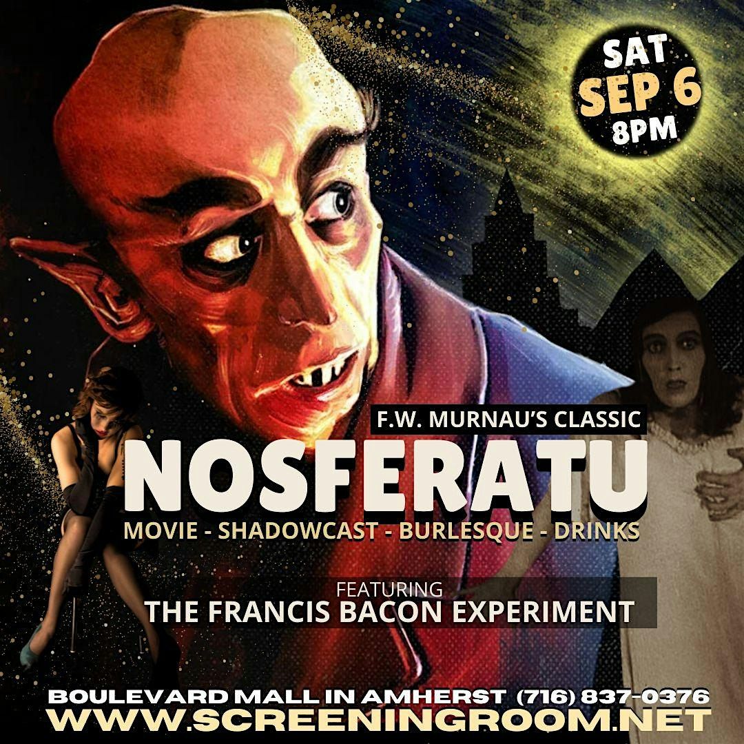 NOSFERATU with LIVE Shadowcast & Burlesque!   (Sat Sep 6- 8pm), 6 September | Event in Amherst | AllEvents