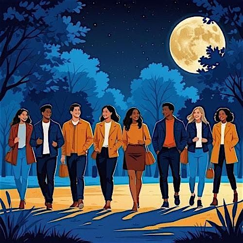 Full Moon Walk + Active Singles Social: A Fresh Alternative to Speed Dating, 2 December | Event in Waltham