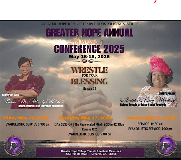 GHRT Women of Hope Ladies Conference 2025 | Event in Lithonia | AllEvents