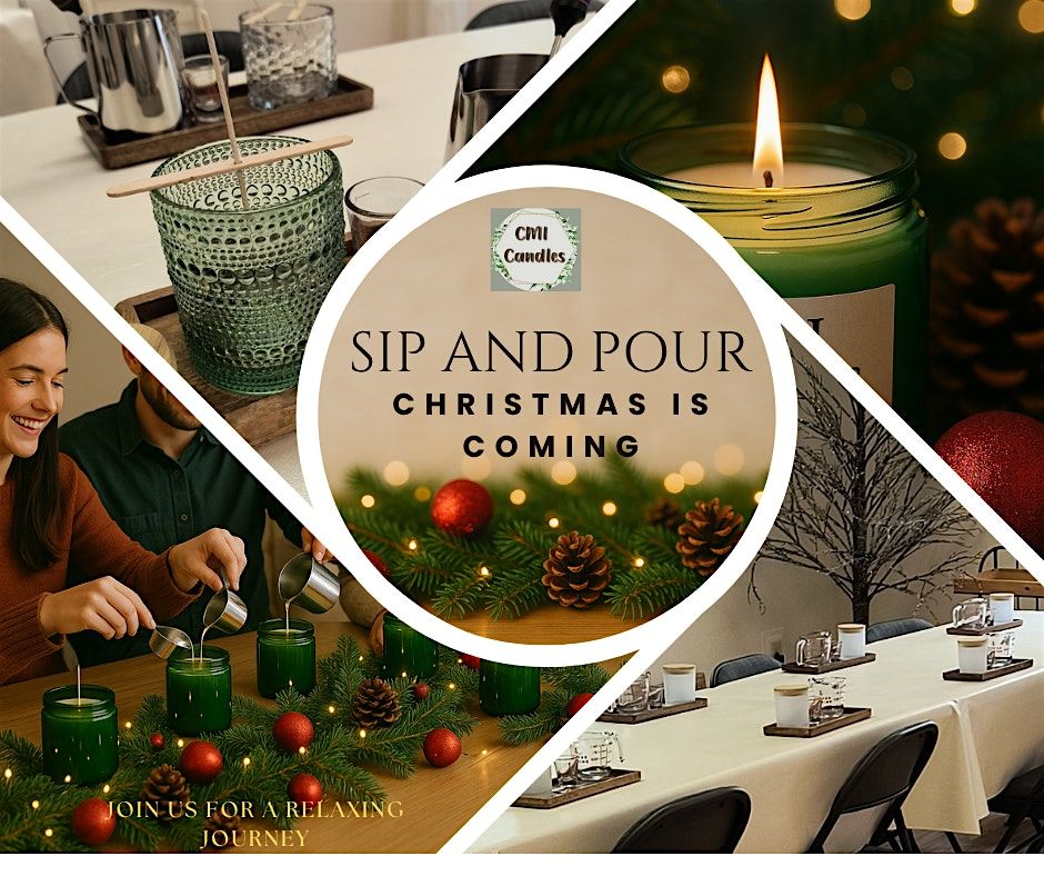 Sip & Pour-Christmas is Coming!, 7 October | Event in Skaneateles | AllEvents