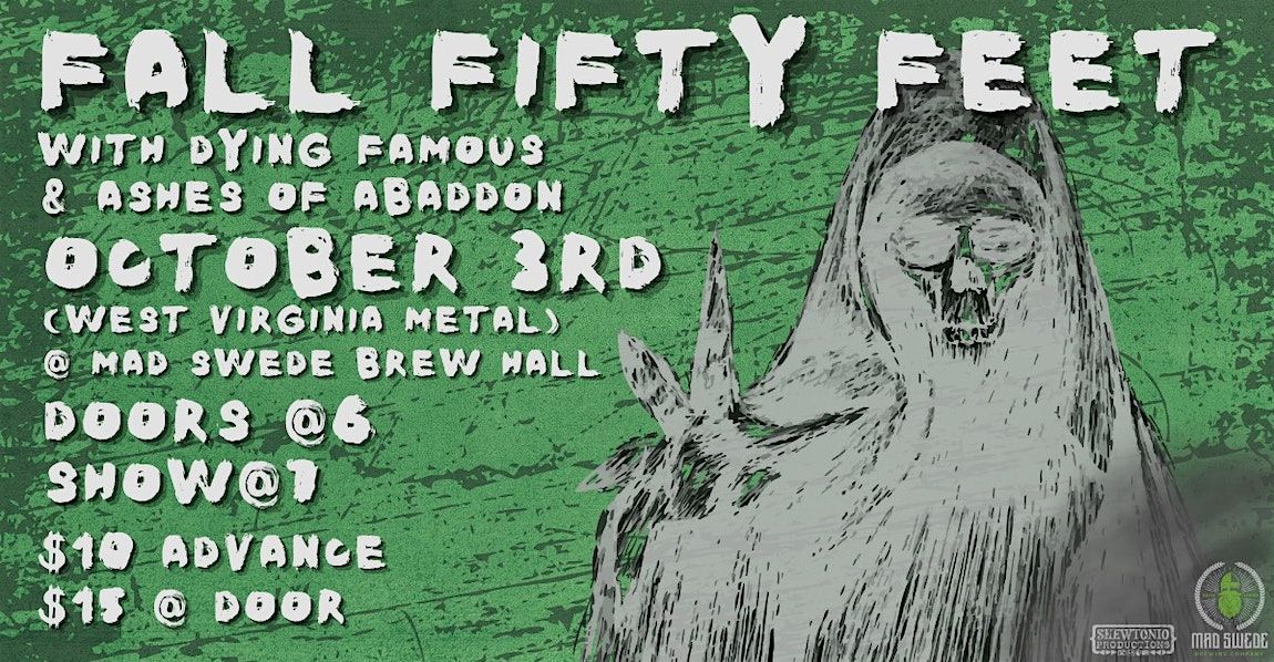 fallfiftyfeet with Dying Famous and Ashes of Abaddon, 3 October | Event in Boise | AllEvents