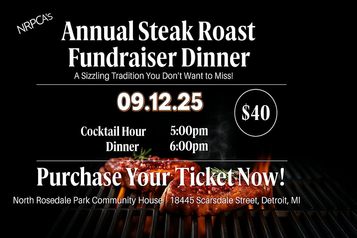 2025 North Rosedale Park Civic Association Steak Roast, 12 September | Event in Detroit | AllEvents