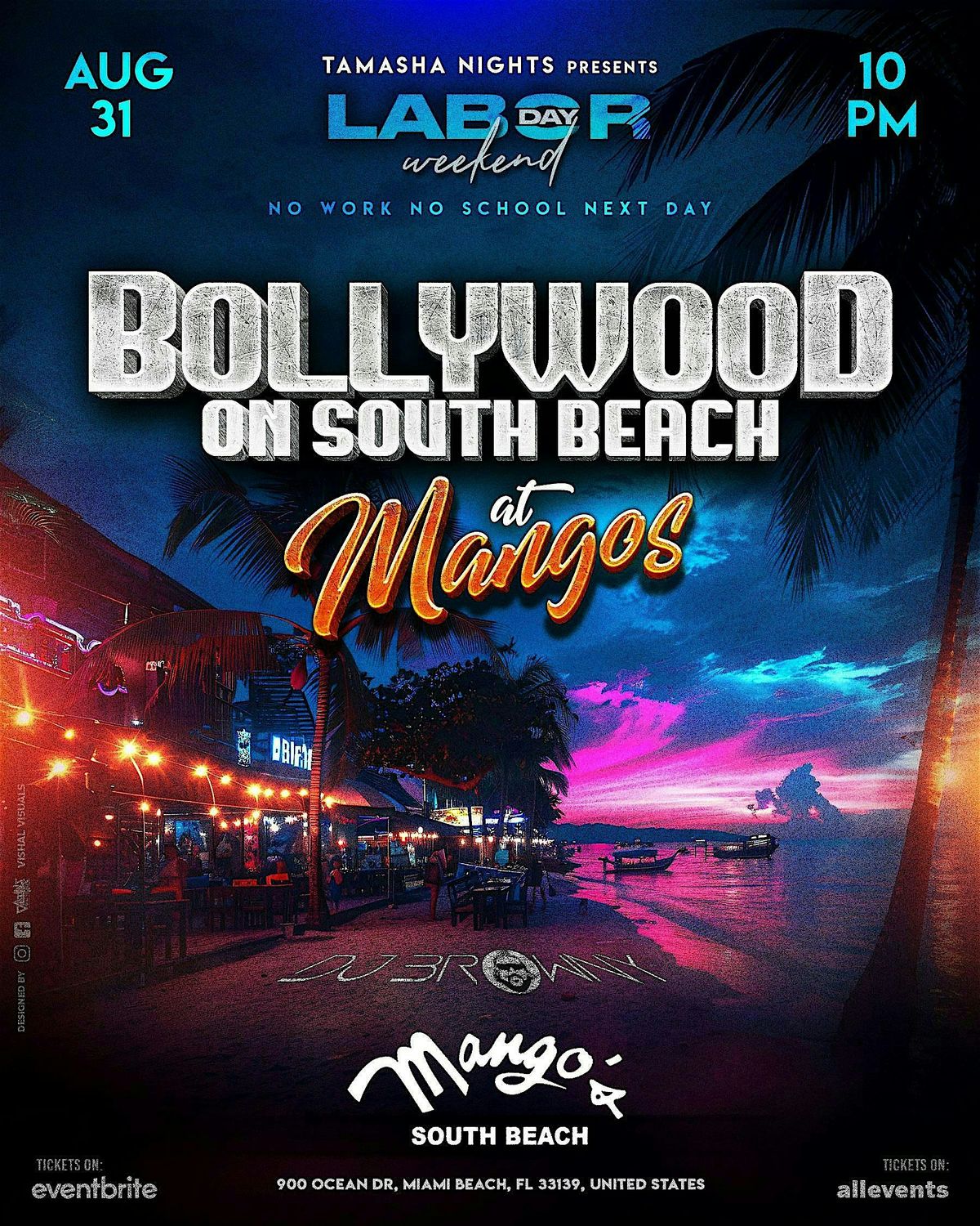 MIAMI BOLLYWOOD ON SOUTH BEACH @MANGO'S, 31 August | Event in Miami Beach | AllEvents