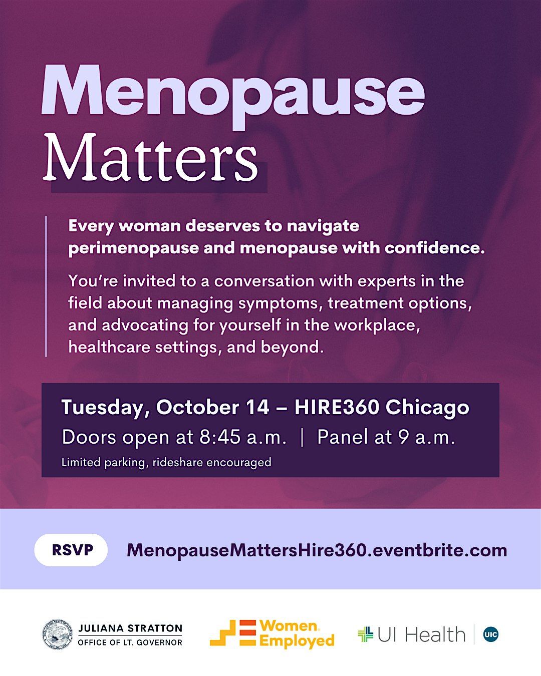 Menopause Matters | Event in Chicago | AllEvents