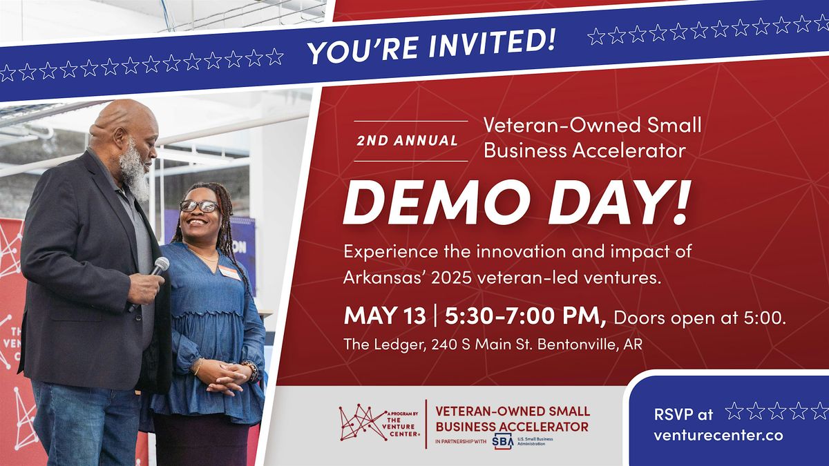 Veteran-Owned Small Business Accelerator Demo Day, 13 May | Event in Bentonville | AllEvents
