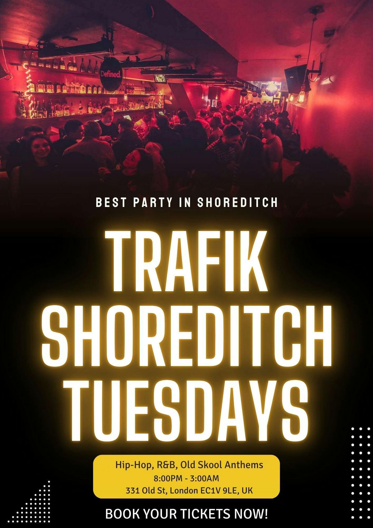 Freshers Week Party @ Trafik Shoreditch // Every Tuesday // Party Tunes, Sexy RnB, Commercial , 28 October