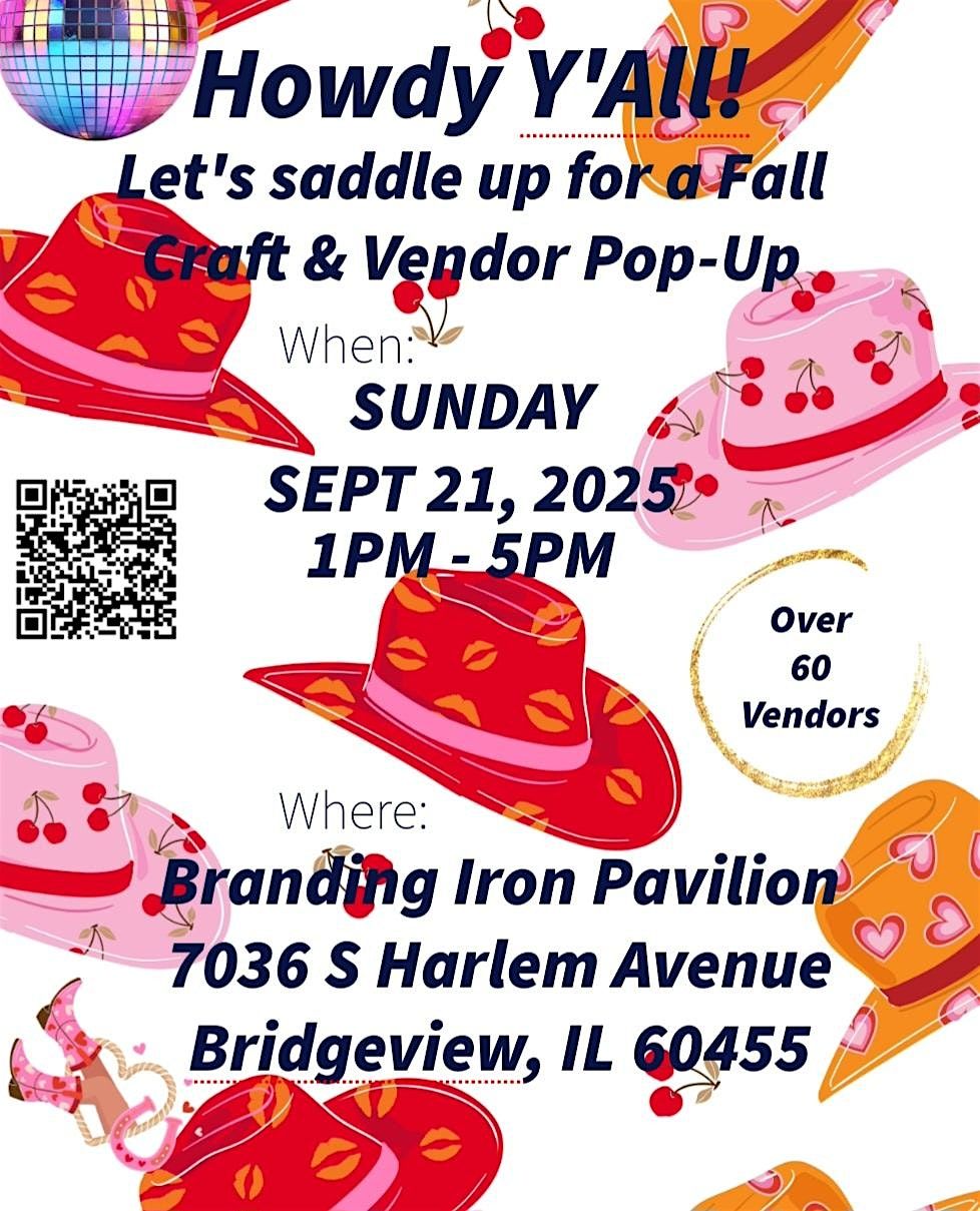 Howdy Y'all! Let's Saddle Up For Fall Craft &Vendor Pop-Up, 21 September | Event in Bridgeview | AllEvents