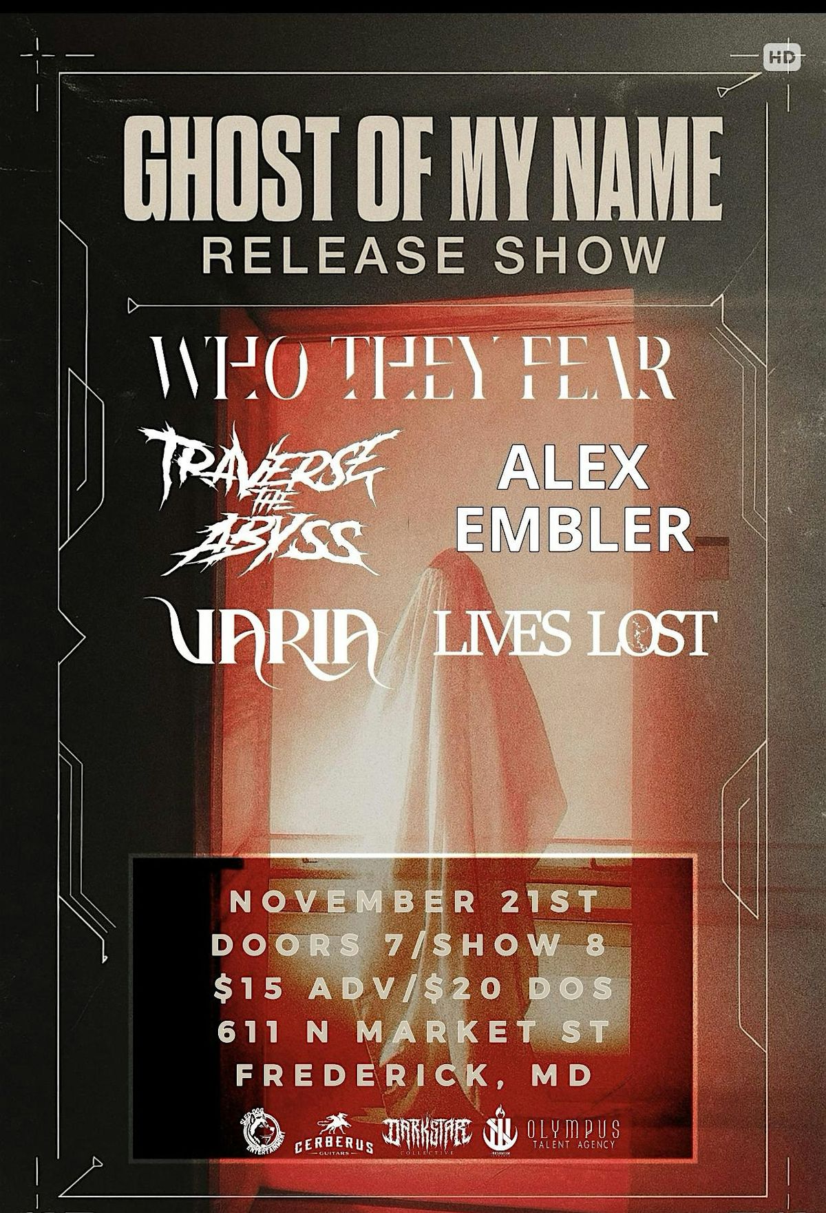 “Ghost of My Name” Release, 21 November | Event in Frederick | AllEvents