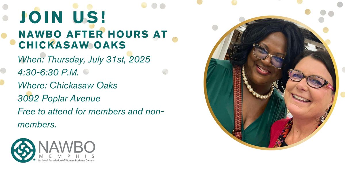 NAWBO After Hours at Chickasaw Oaks, 31 July | Event in Memphis | AllEvents