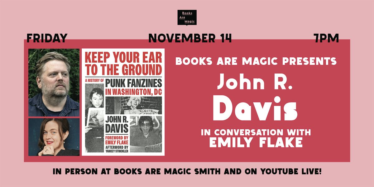 In-Store: John R. Davis: Keep Your Ear to the Ground w/ Emily Flake, 14 November | Event in Brooklyn | AllEvents