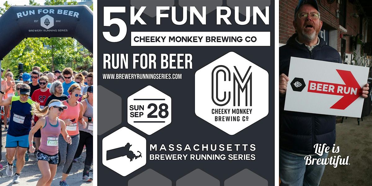 5k Beer Run x Cheeky Monkey | 2025 MA Brewery Running Series, 28 September | Event in Boston | AllEvents