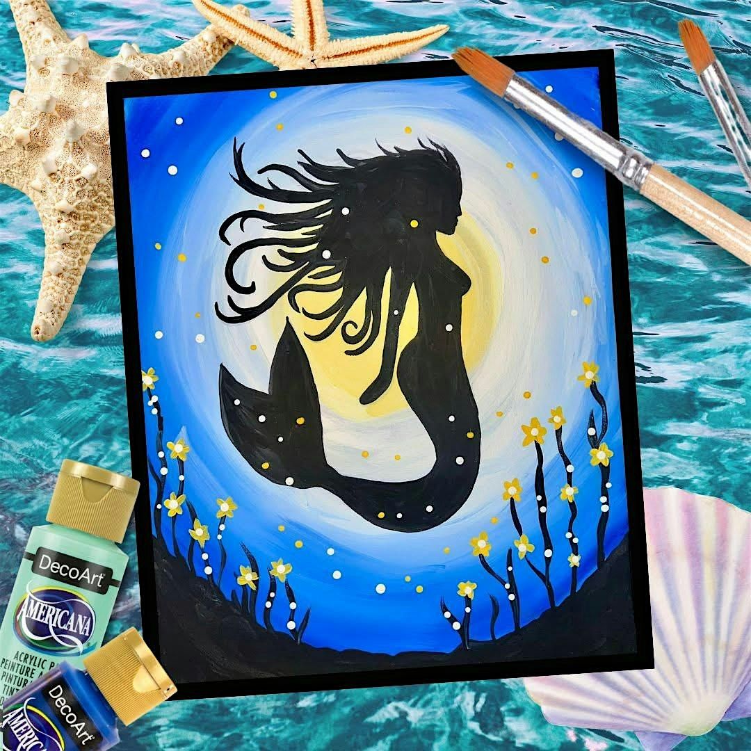 Paint N Sip - Mermaid, 22 May | Event in Sneads Ferry | AllEvents