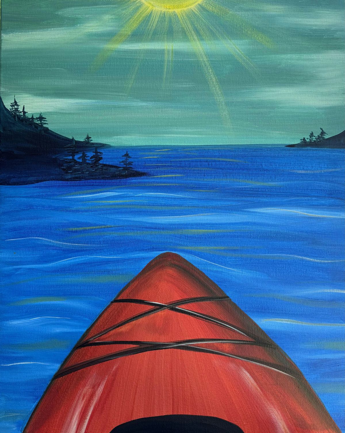 Kayak Paint & Sip @ Beergarden, 24 August | Event in Eugene | AllEvents