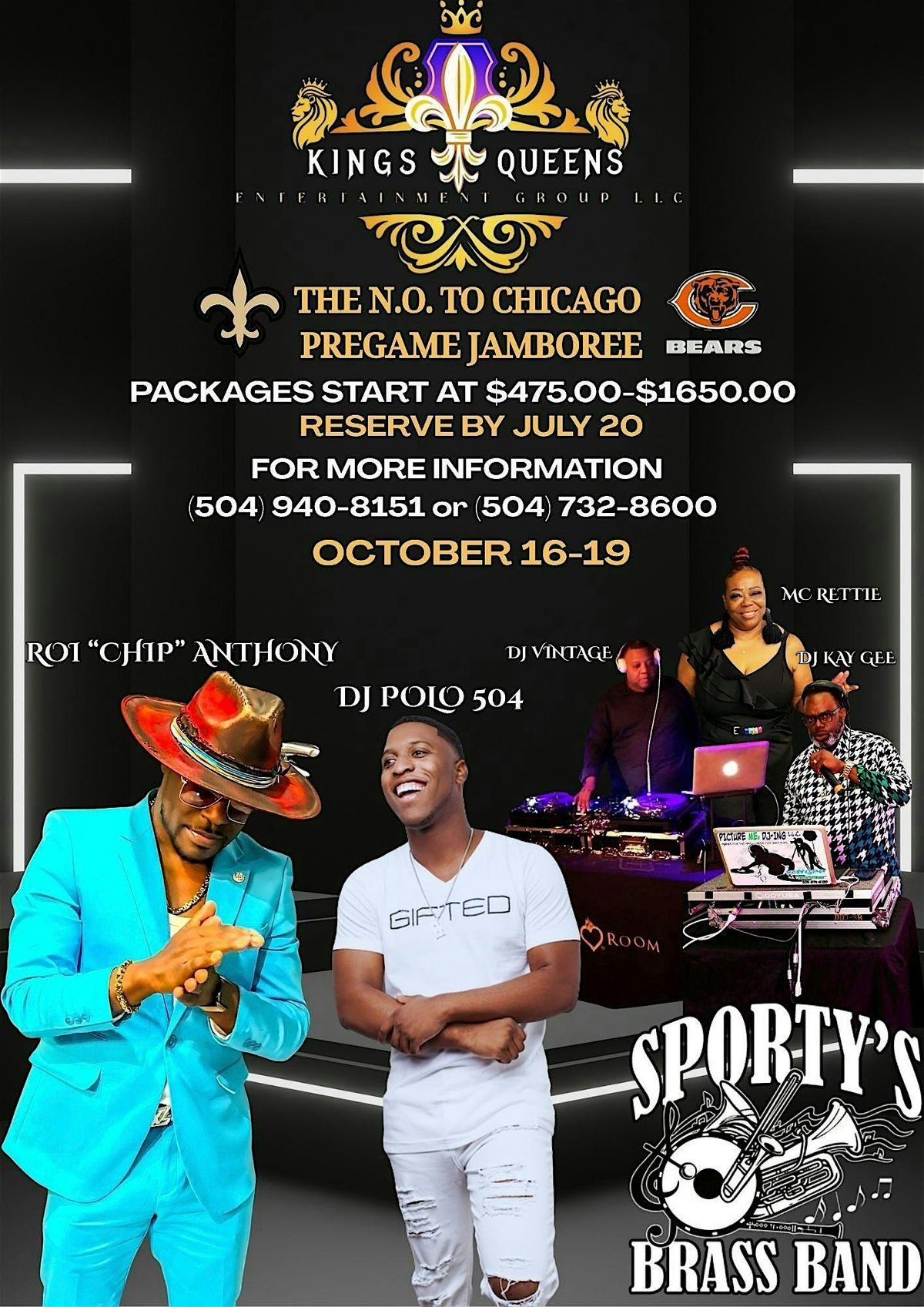 N.O. to Chicago  Saints Pre-Game Jamboree, 16 October | Event in Chicago | AllEvents