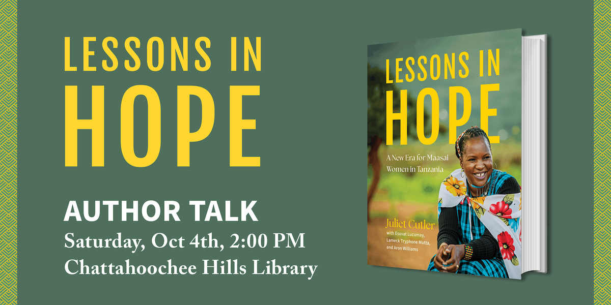 Author Talk with Juliet Cutler, 4 October | Event in Palmetto | AllEvents