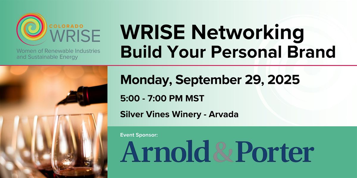 WRISE CO Wine Tasting & Headshot Networking Event to Build a Personal Brand, 29 September | Event in Arvada