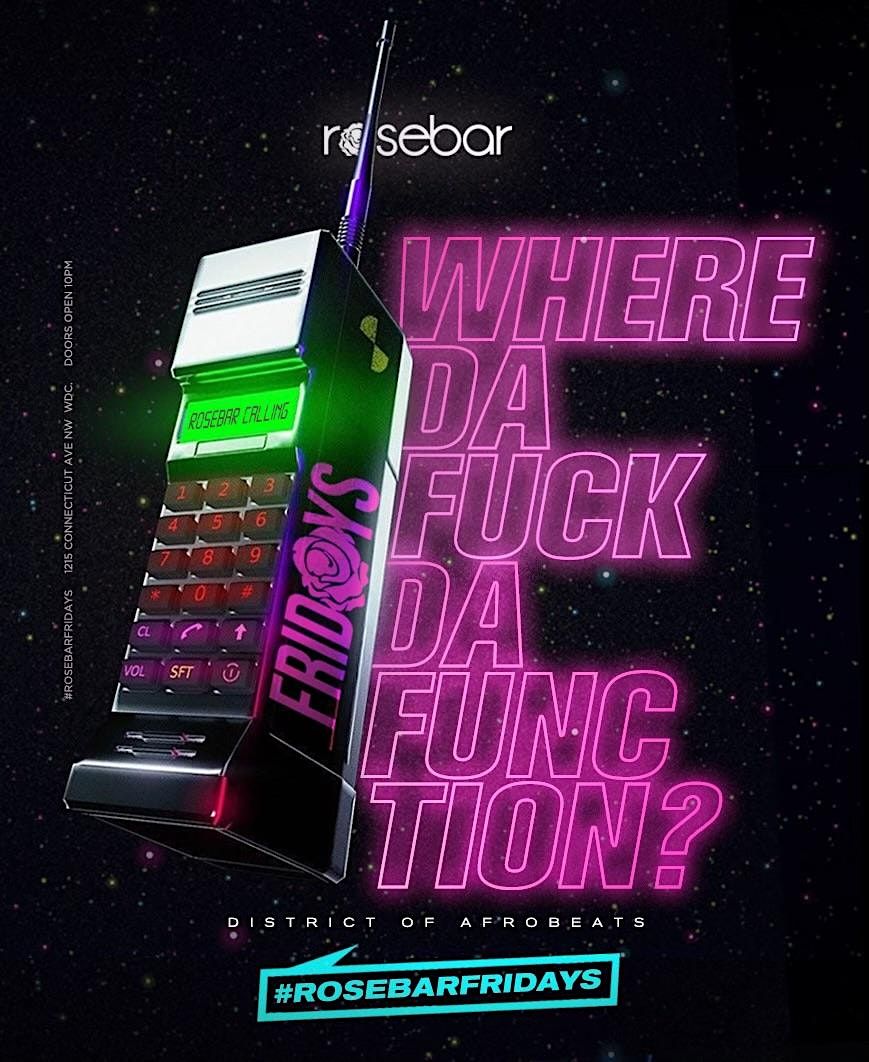 Where da fu*k da Function Fridays | Event in Washington | AllEvents