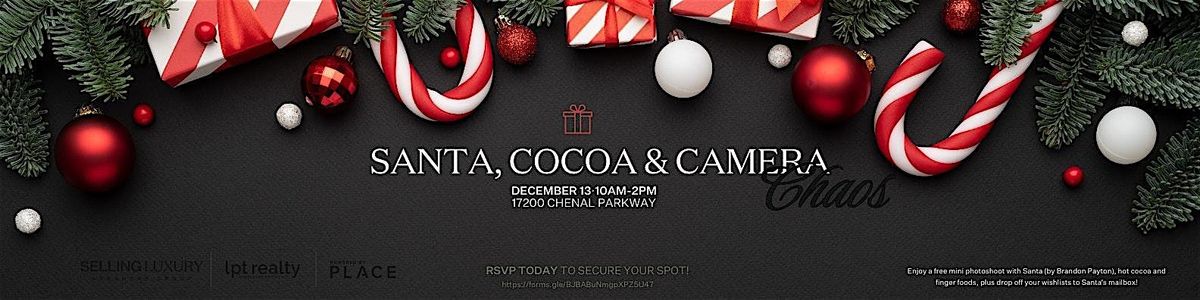 Santa, Cocoa, Camera Chaos with the Selling Luxury AR Group, 13 December | Event in Little Rock | AllEvents