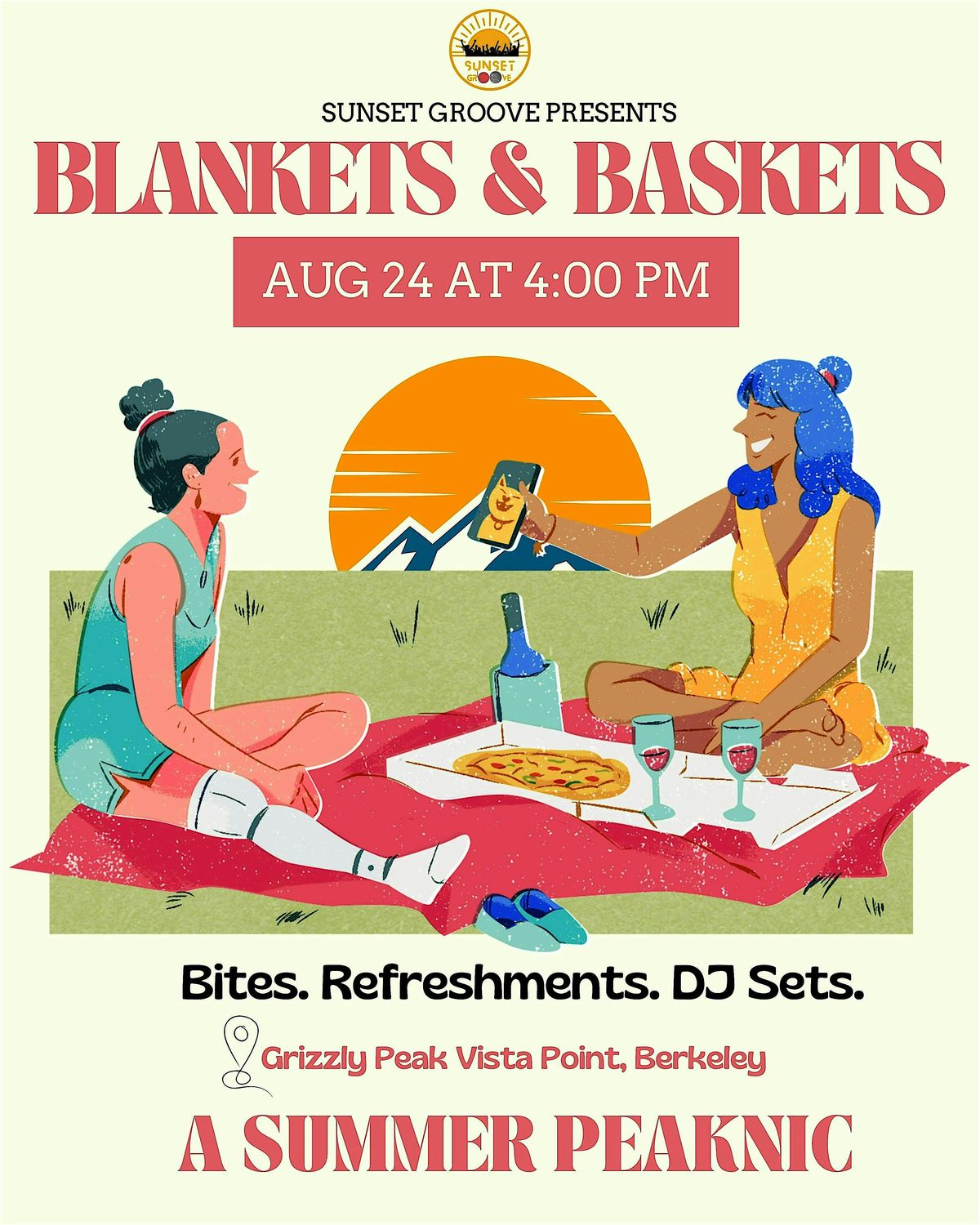 BLANKETS &  BASKETS, 24 August | Event in Berkeley | AllEvents