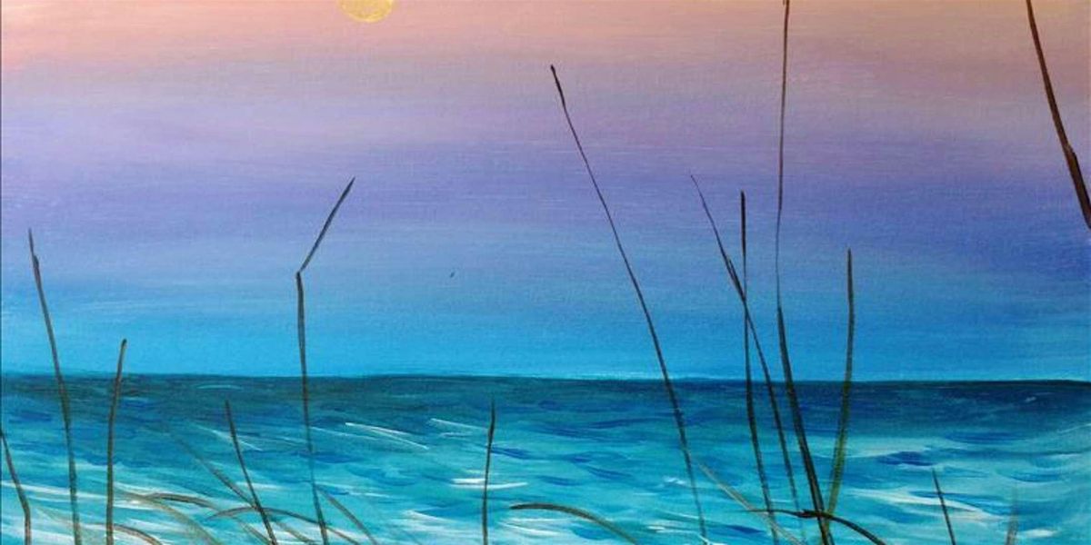 Pastel Breeze Beach Scene - Paint and Sip by Classpop!™, 25 June | Event in Pearland | AllEvents