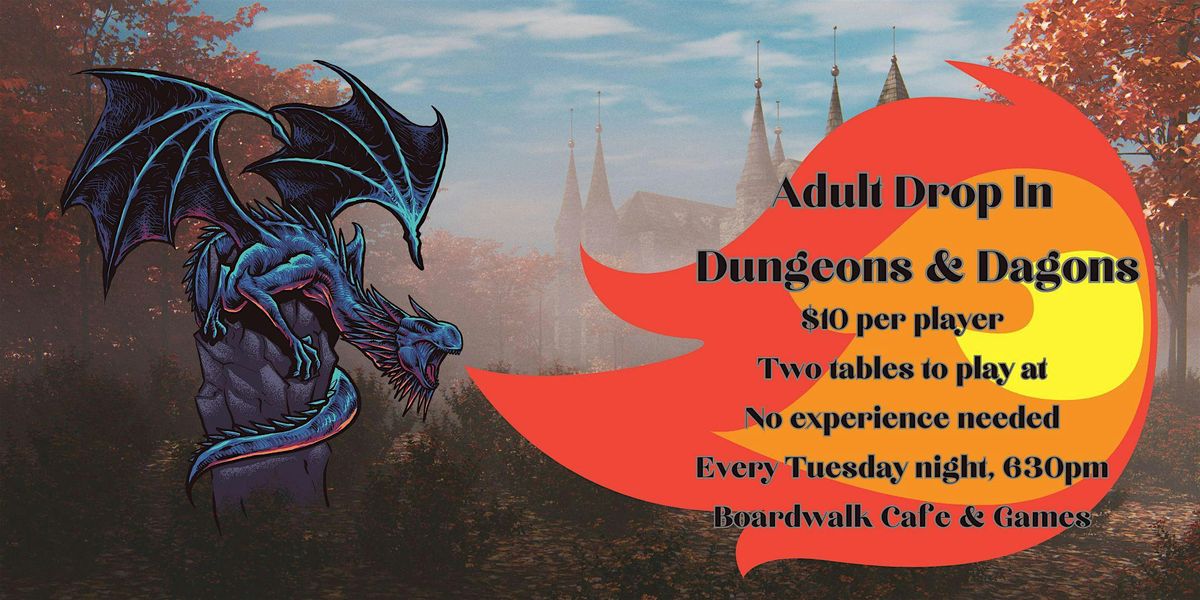 Adult Drop In Dungeons & Dragons | Event in Abbotsford | AllEvents