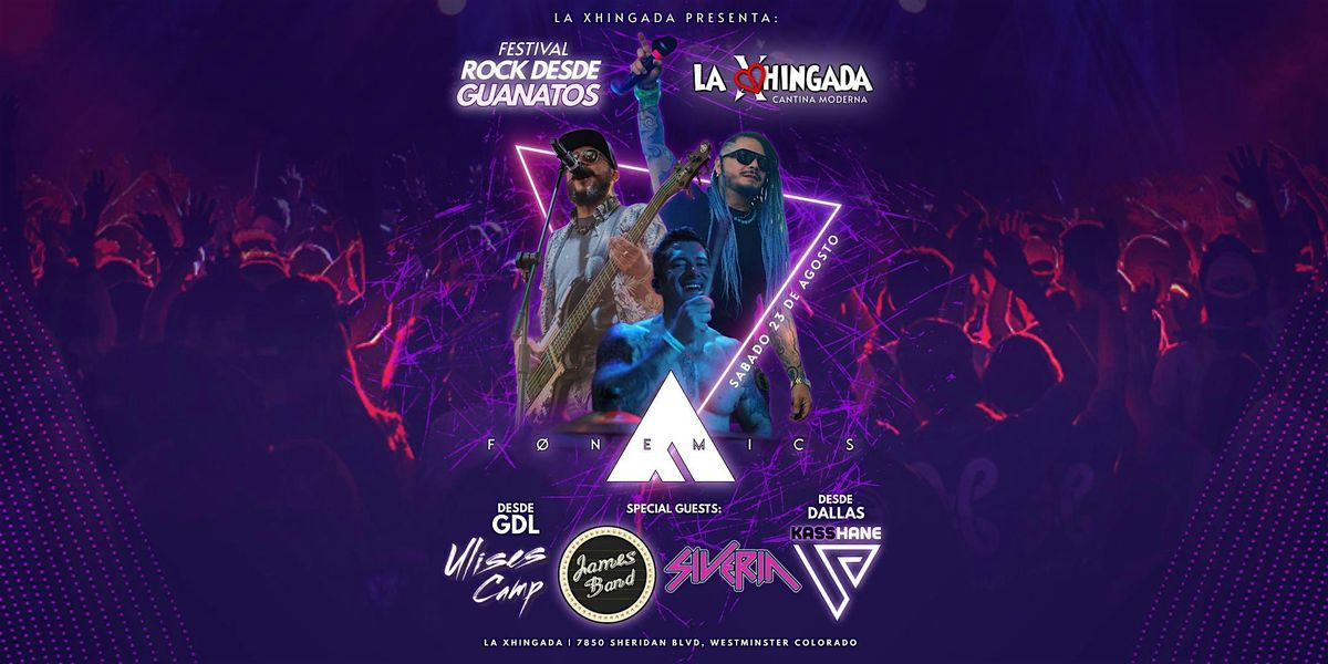 FONEMICS - Festival Rock desde Guanatos, 23 August | Event in Westminster | AllEvents